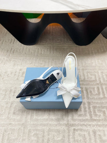 PRA 2026S Slingback 70 White Sheepskin  663435