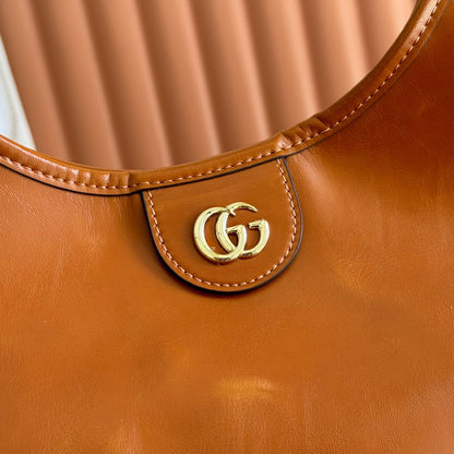 Gucci 2026 Giglio Large Tote Bag 60cm Brown Leather