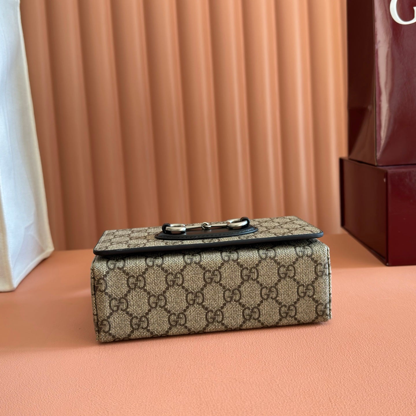 Gucci 2026 Horsebit 1955 Bag Black Ebony Canvas Leather 280964