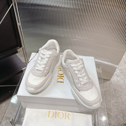 CD 26s Sneakers Beige White Suede Cowhide 683907