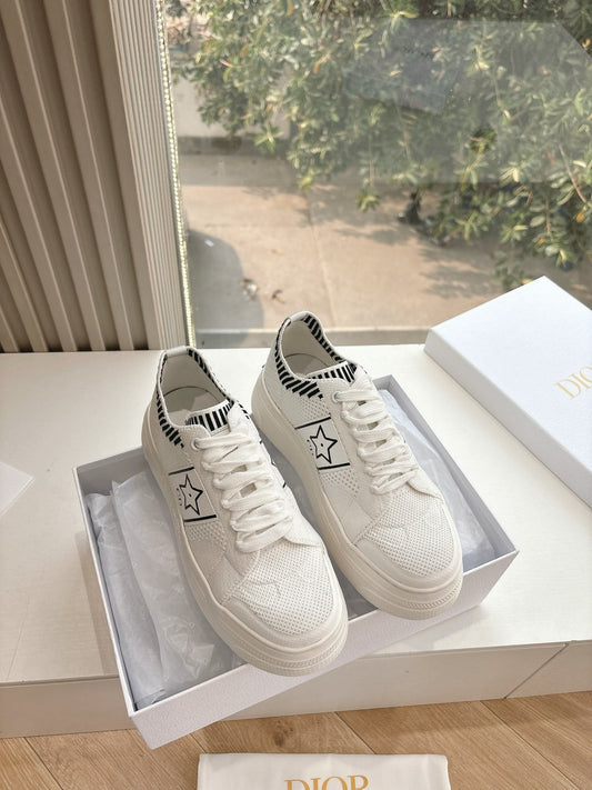 CD 26s Sneaker 45 White Canvas Cowhide 648334