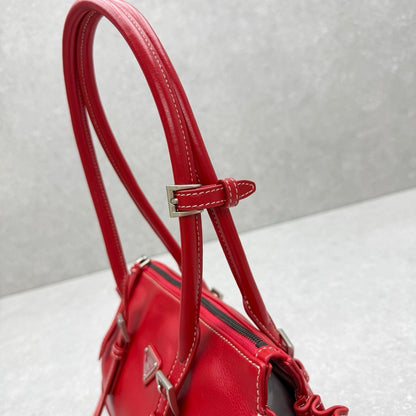 Prada 2026 Soft Medium Shoulder Bag 33cm Calfskin