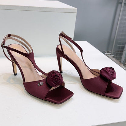 Dior 2026 Rose Sandal 95mm Satin Leather 843018