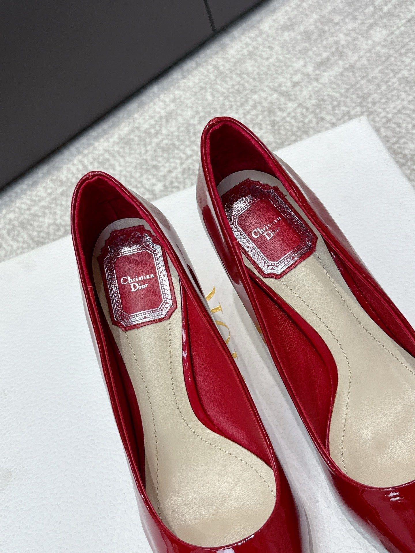 CD 26s High Heels Pump 85 Red Patent Leather 661474