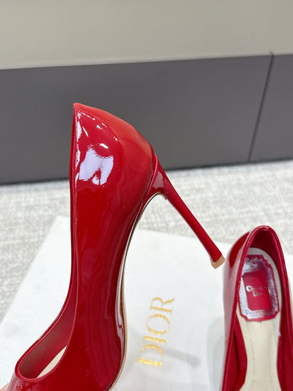 CD 26s High Heels Pump 105 Red Patent Leather 661479