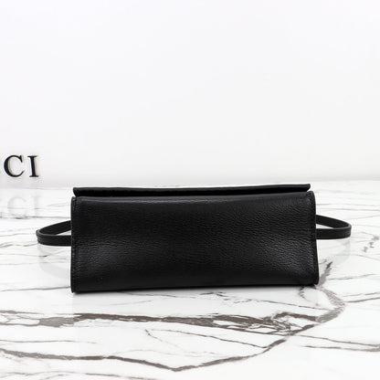 Gucci 2026 Wallet with Strap 19cm Black Calfskin