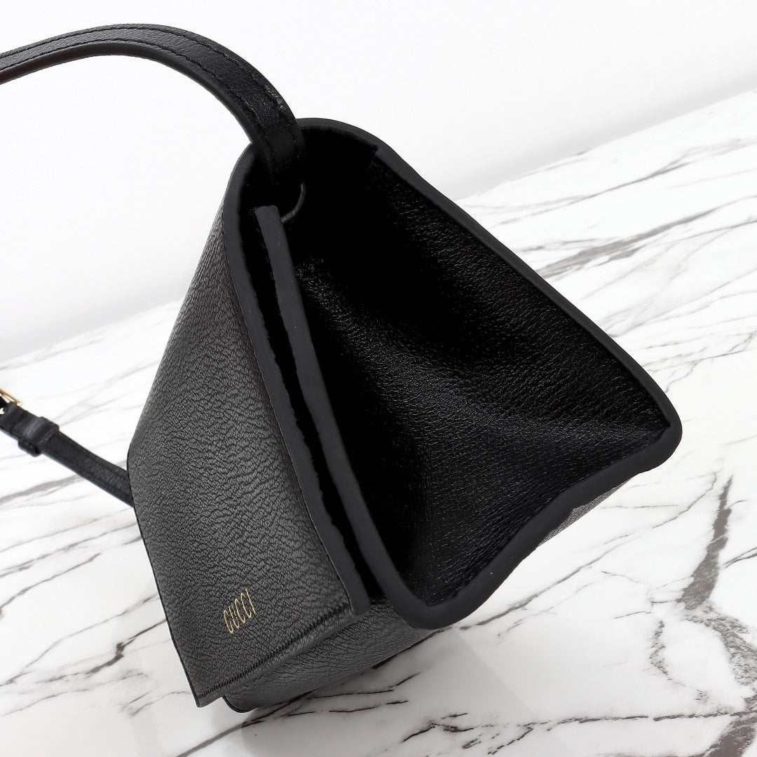Gucci 2026 Wallet with Strap 19cm Black Calfskin