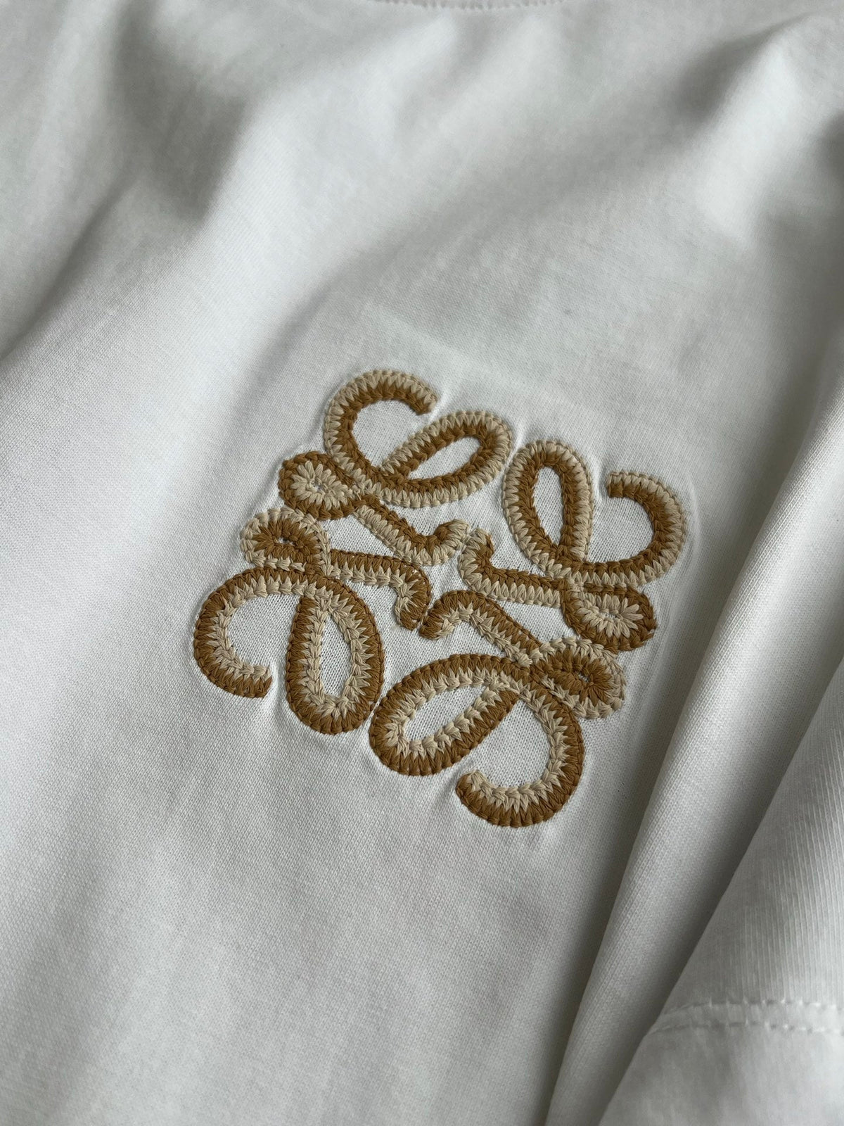 Loewe Boxy fit T-shirt White Coton 372604