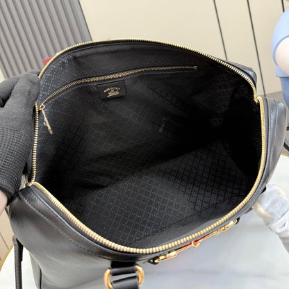 Gucci 2026 Borsetto Boston Bag Black Leather