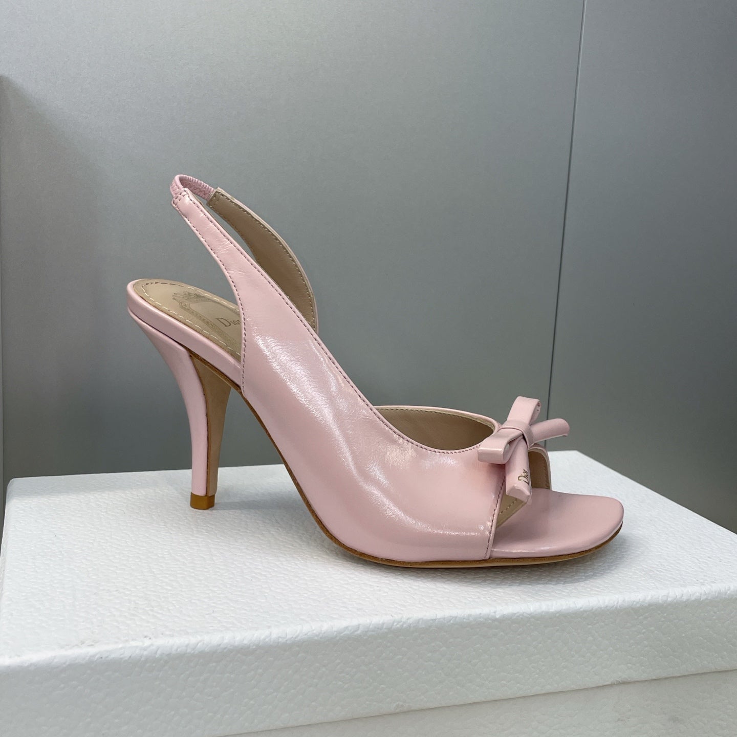 Dior 2026 Bow Heeled Slingback Sandal 607567