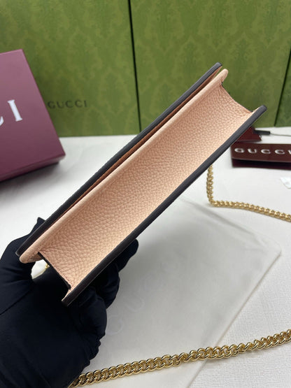 Gucci 2026 Marmont Wallet On Chaine 20cm Canvas Leather