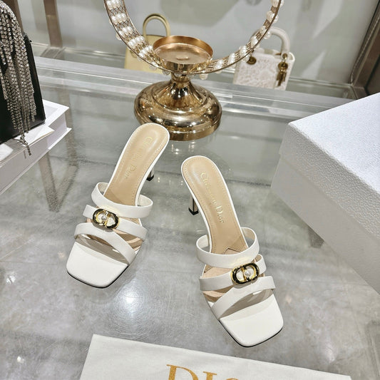CD 26 High-Heeled Sandals 75mm Leather 592256