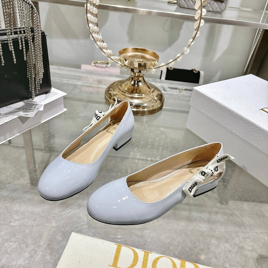 CD 26 Lolita Ballet Flats 30 Baby Blue Patent Leather 679730