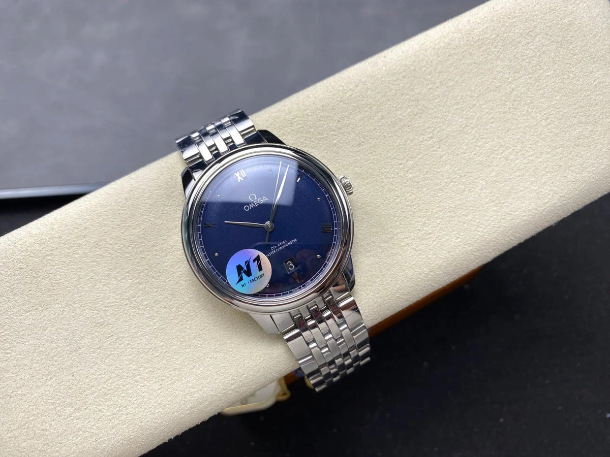Omega De Ville Prestige Co-Axial Master Chronometer 41mm Blue Dial Watch