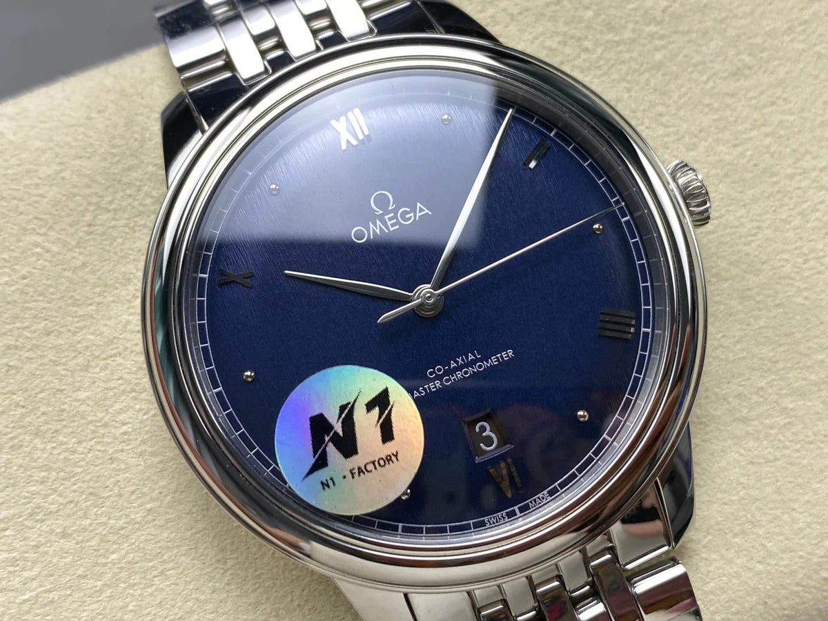 Omega De Ville Prestige Co-Axial Master Chronometer 41mm Blue Dial Watch