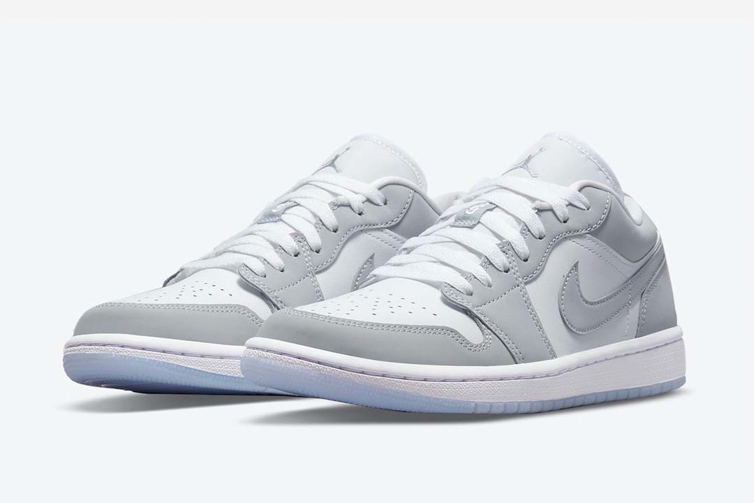 Jordan 1 Low Wolf Grey Sneakers - Vintage Inspired | Fresh Heat