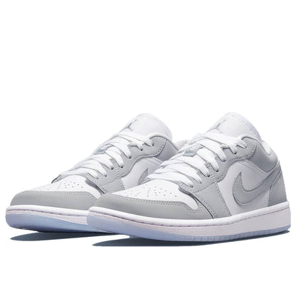 Jordan 1 Low Wolf Grey Sneakers - Vintage Inspired | Fresh Heat