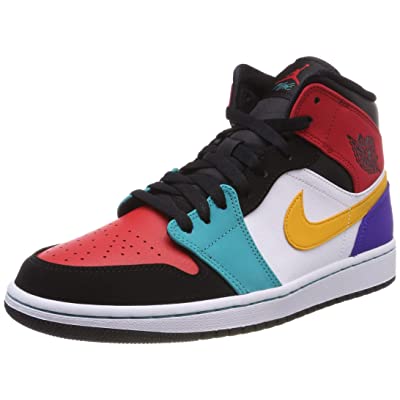 Jordan 1 Mid Multicolor 554724 Sneakers - Hall of Fame | Exclusive Drop