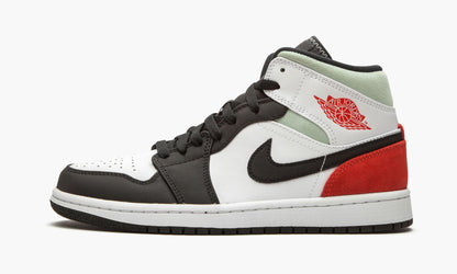 Jordan 1 Mid SE “Red Grey Black Toe” Sneakers - Prime Pick