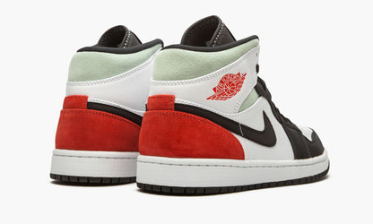 Jordan 1 Mid SE “Red Grey Black Toe” Sneakers - Prime Pick