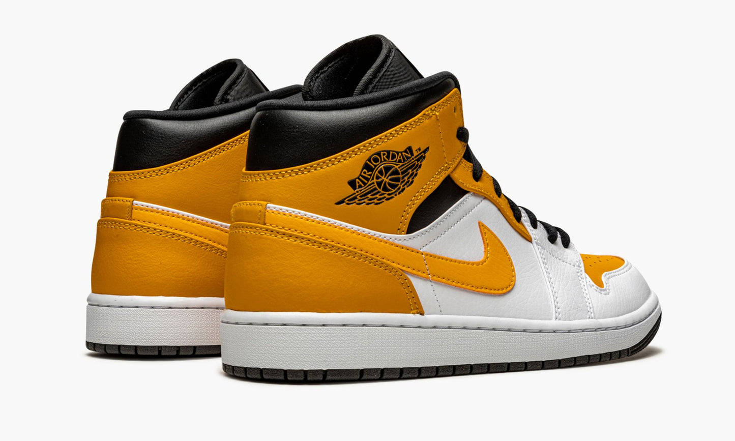 Jordan 1 Mid University Gold Sneakers - Collector's Edition