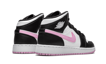 Jordan 1 Mid White Black Light Arctic Pink Sneakers - Vintage Inspired