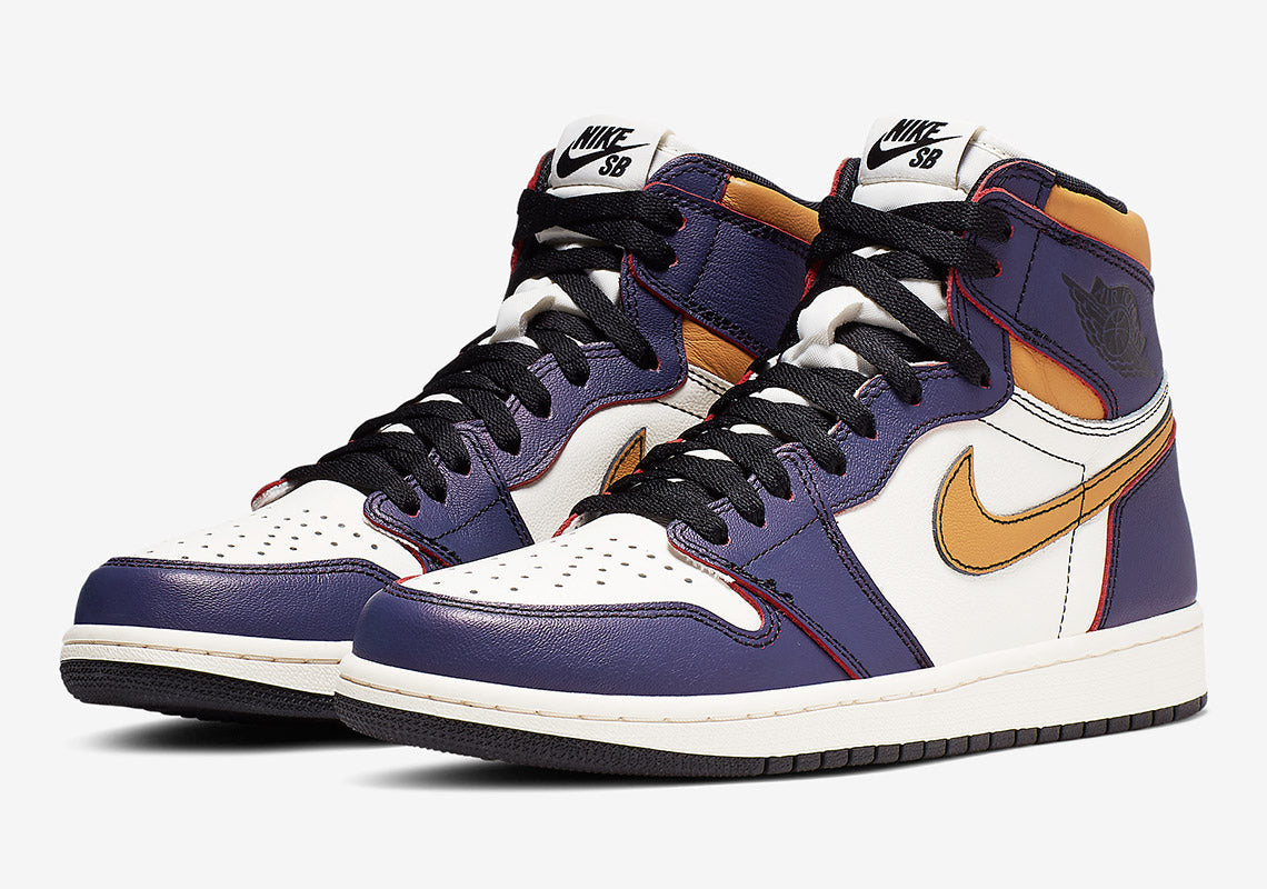 Jordan 1 Retro High SB LA To Chicago Sneakers - Heritage Edition