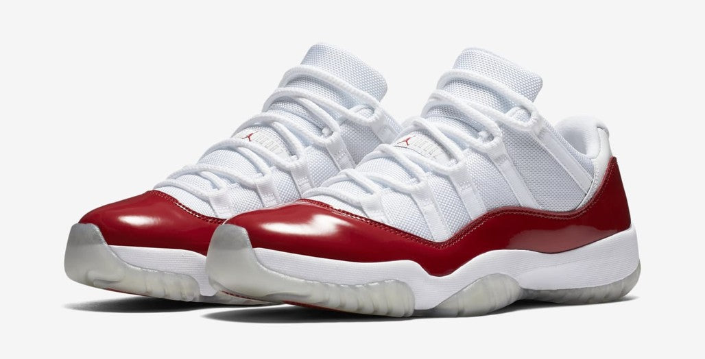 Jordan 11 Retro Low Cherry Sneakers - All-Day Comfort | Sought-After