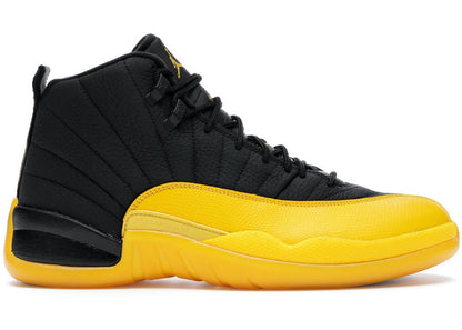 Jordan 12 Retro Black University Gold Sneakers - Modern Classic