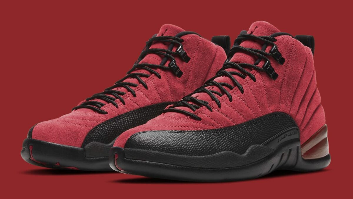 Jordan 12 Retro Reverse Flu Game Sneakers - Signature Series