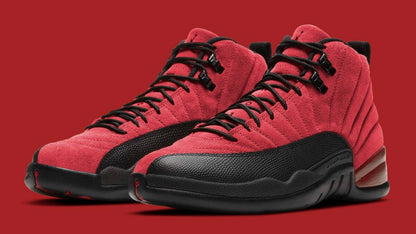Jordan 12 Retro Reverse Flu Game Sneakers - Signature Series