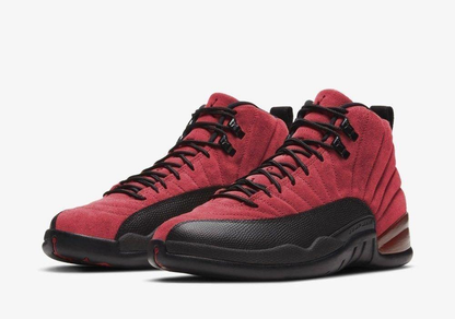 Jordan 12 Retro Reverse Flu Game Sneakers - Signature Series
