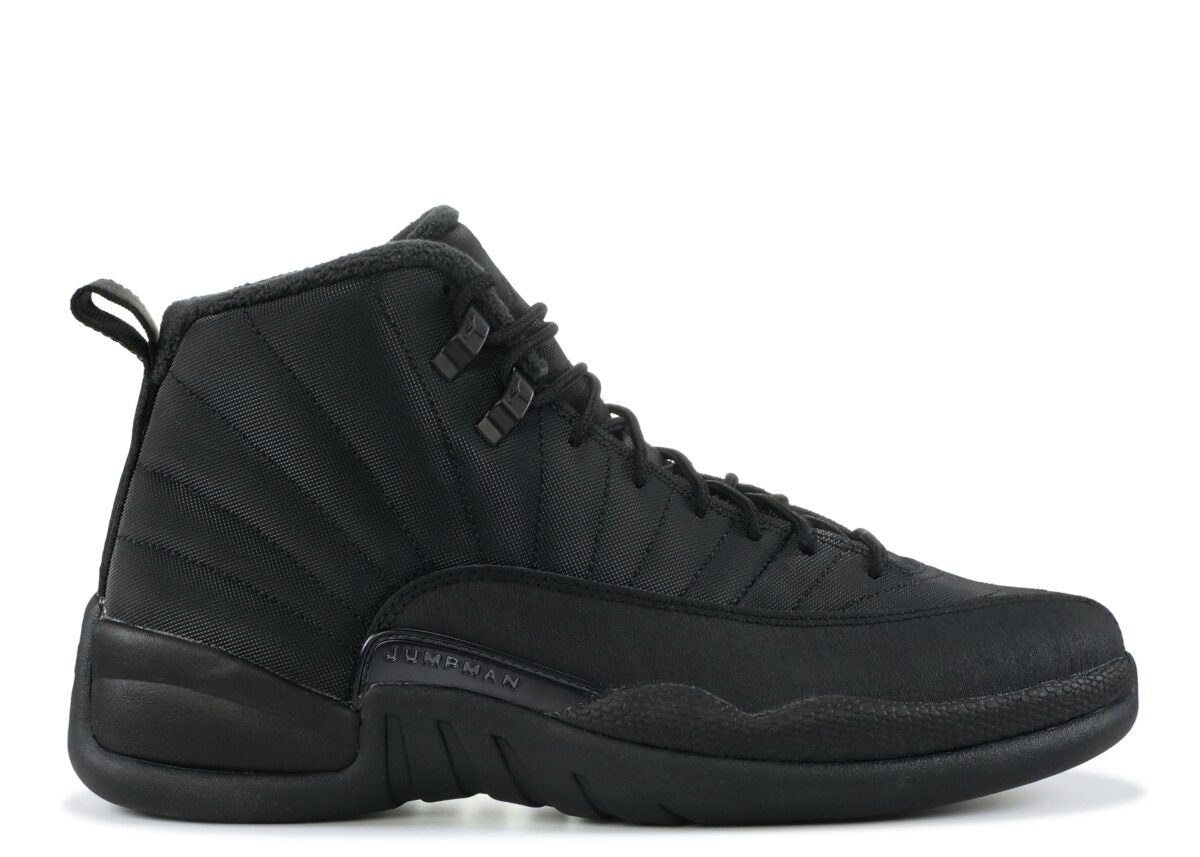 Jordan 12 Retro Winterized Triple Black Sneakers - Collector's Edition