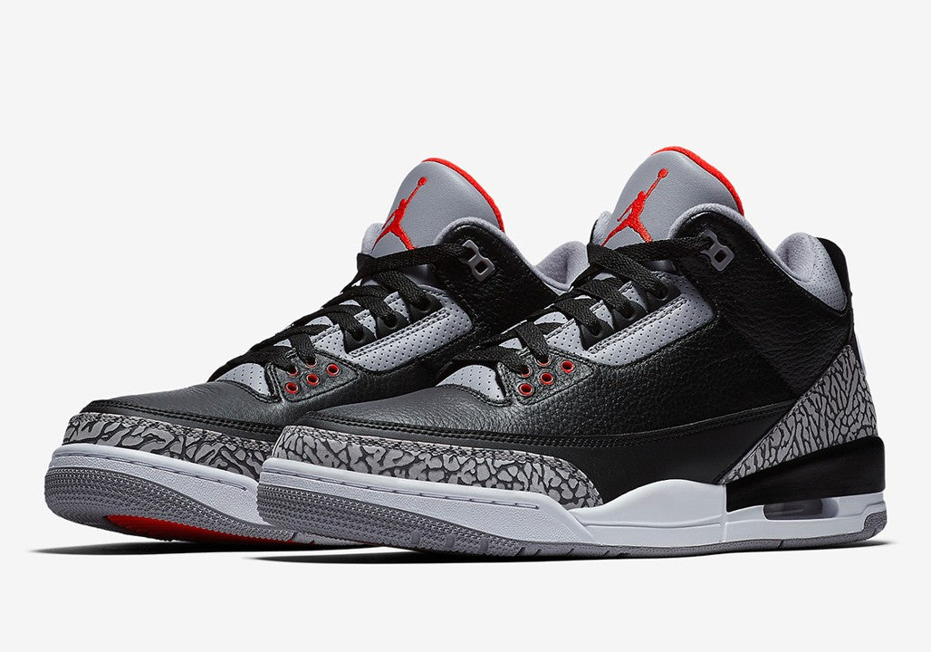 Jordan 3 Retro Black Cement Sneakers - OG Colorway | Trending Sneakers