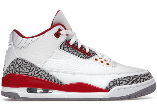 Jordan 3 Retro Cardinal Red Sneakers - Streetwear Essential