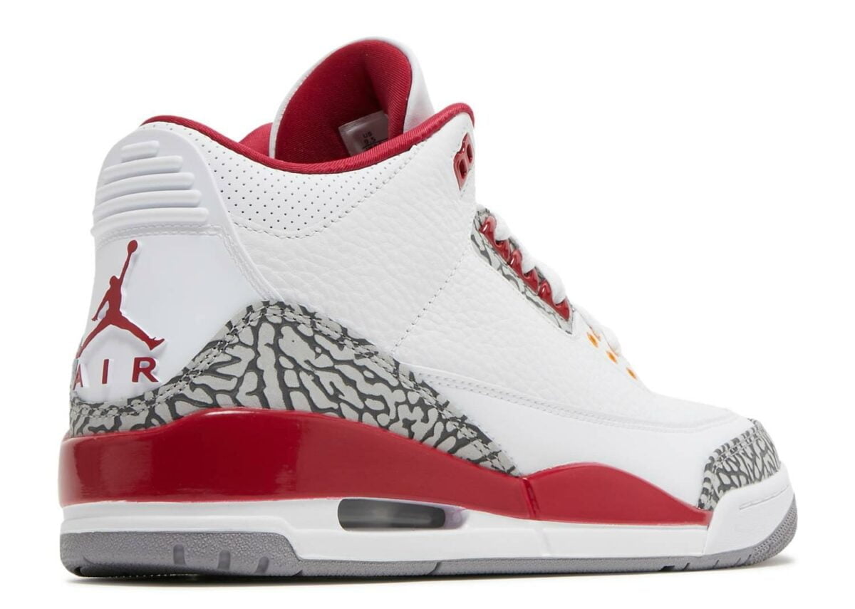Jordan 3 Retro Cardinal Red Sneakers - Streetwear Essential