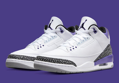 Jordan 3 Retro Dark Iris Sneakers - Collaboration Release