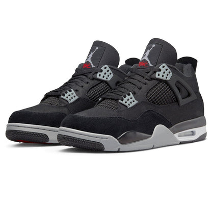Jordan 4 Retro Black Canvas Sneakers - Elite Edition | Fresh Heat