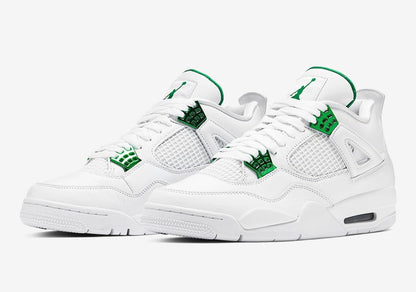 Jordan 4 Retro Golf Metallic Green Sneakers - Head-Turner