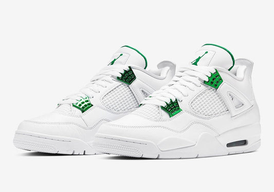 Jordan 4 Retro Golf Metallic Green Sneakers - OG Colorway