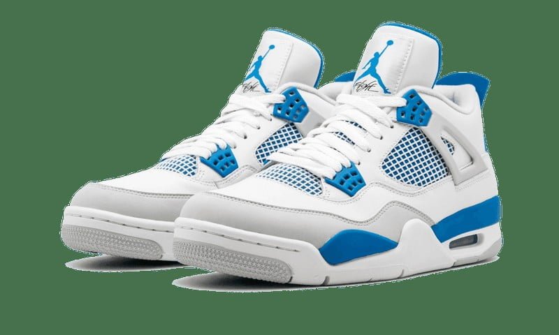 Jordan 4 Retro Golf Military Blue Sneakers - Court Classic