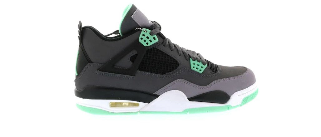 Jordan 4 Retro Green Glow Sneakers - Collector's Edition
