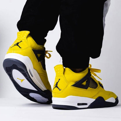 Jordan 4 Retro Lightning Sneakers - Premium Sneaker | Coveted Pair