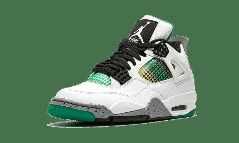 Jordan 4 Retro Lucid Green Rasta Sneakers - Signature Series