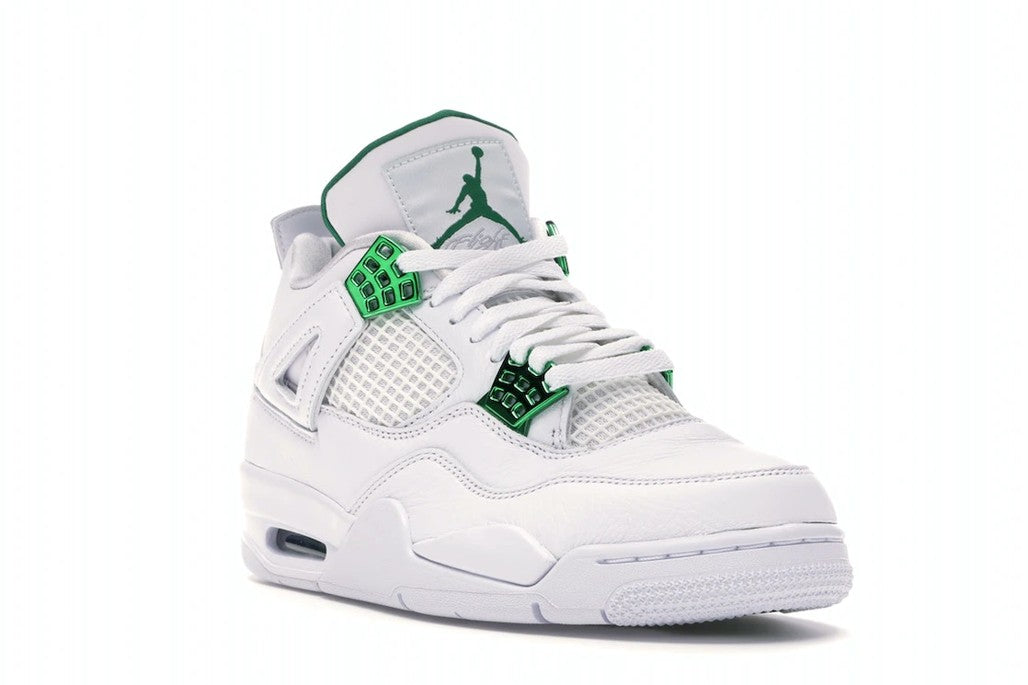Jordan 4 Retro Metallic Green Sneakers - Authentic | Silhouette King