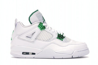 Jordan 4 Retro Metallic Green Sneakers - Authentic | Silhouette King