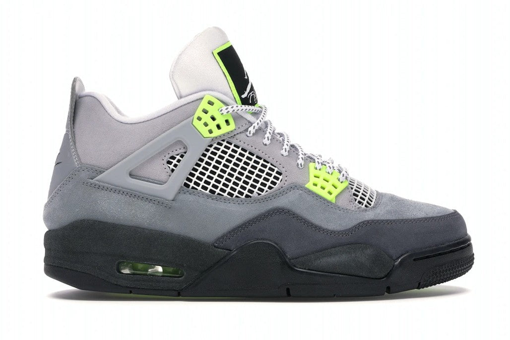 Jordan 4 Retro SE 95 Neon Sneakers - Cushioned Stride | Hype Sneaker