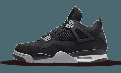 Jordan 4 Retro SE Black Canvas Sneakers - Cushioned Stride