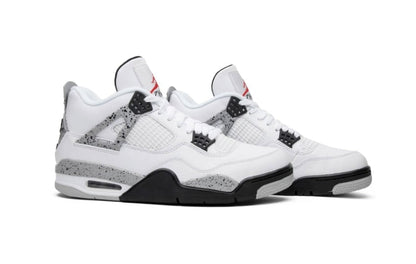 Jordan 4 Retro White Cement Sneakers - Heritage Edition