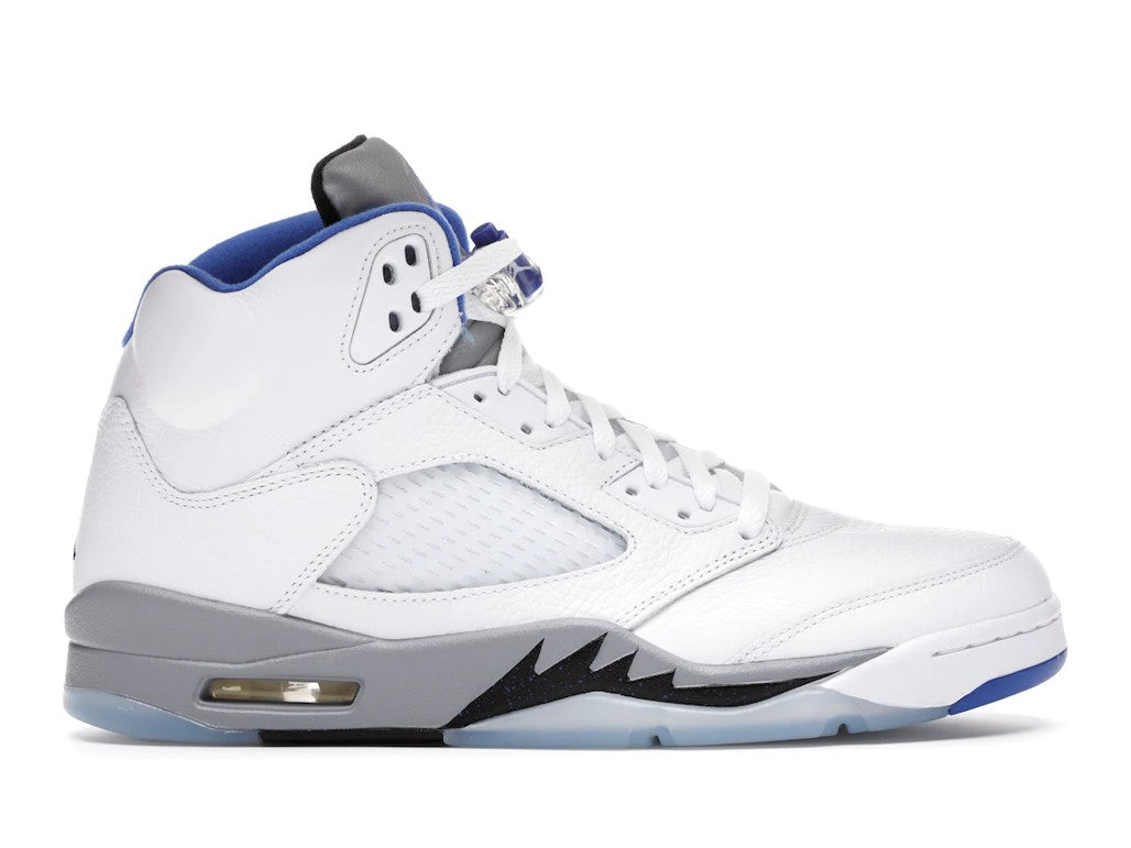 Jordan 5 Retro White Stealth Sneakers - Performance Runner